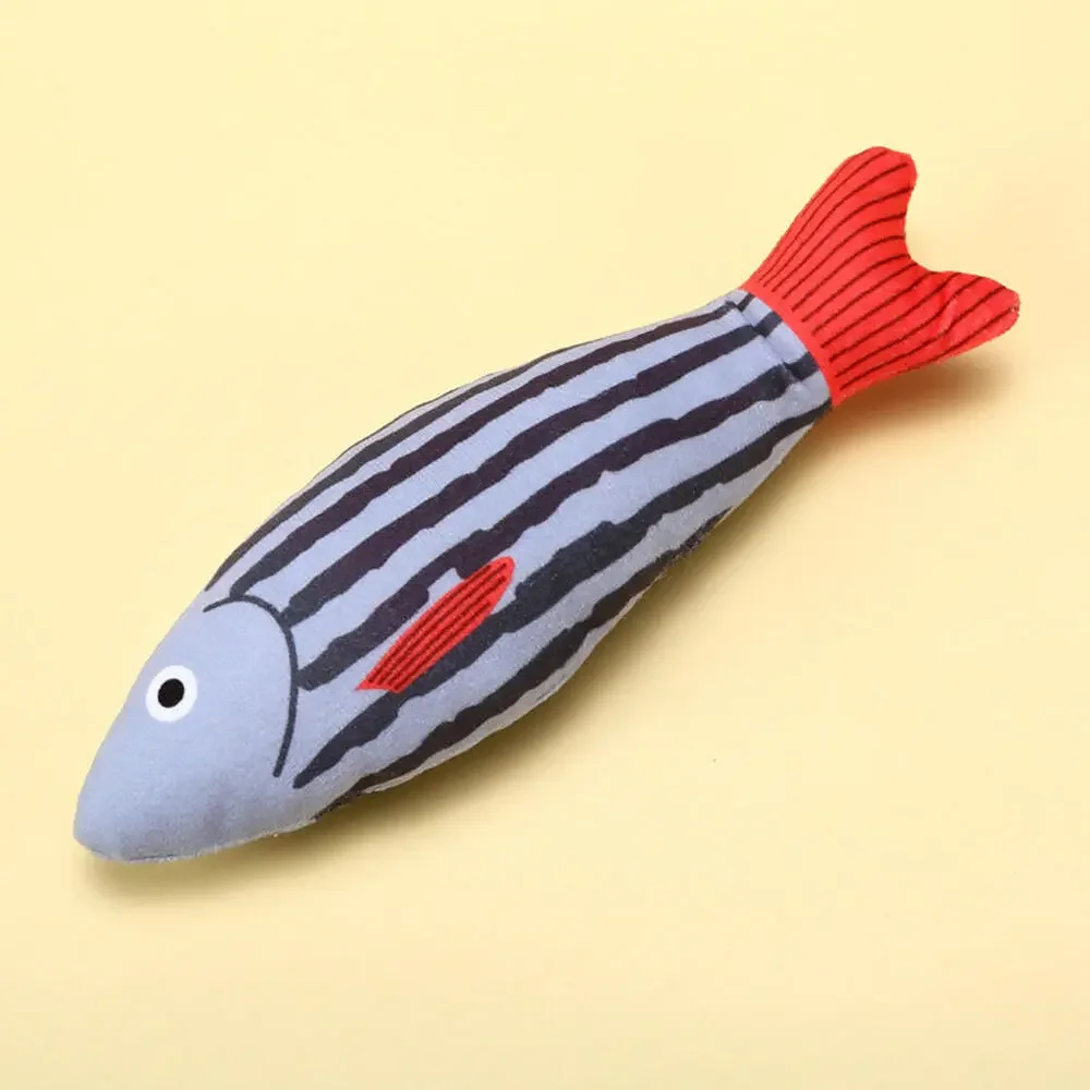 Catnip Infused Fish Cat Toys – Interactive Fun 3pack